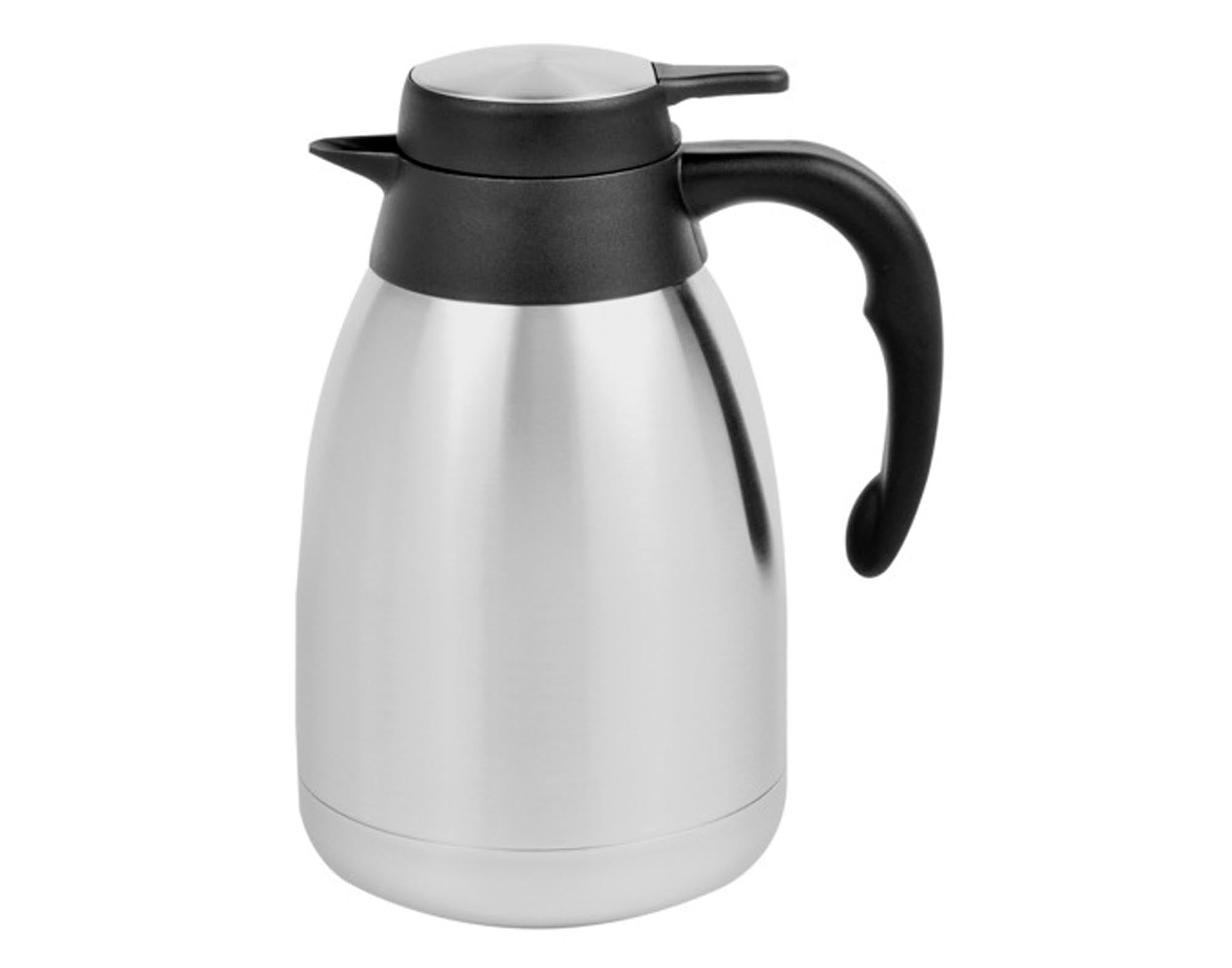 Die EVA Isolierkanne Inox 1 l überzeugt mit hochwertigem Edelstahl, hervorragender Isolierung und ergonomischem Design. Ideal für heiße und kalte Getränke!