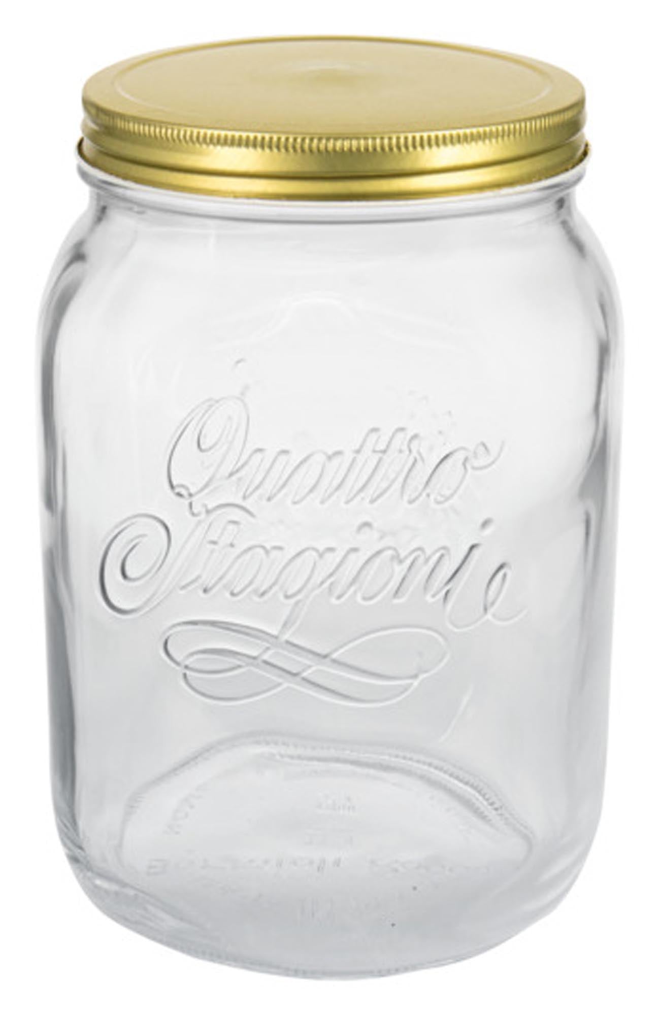 Entdecken Sie das EINKOCHWELT Konservenglas Quattro Stagioni 2000 ml – ideal zum Einkochen, Einlegen und für die Vorratshaltung. Robust, luftdicht und geschmacksneutral!