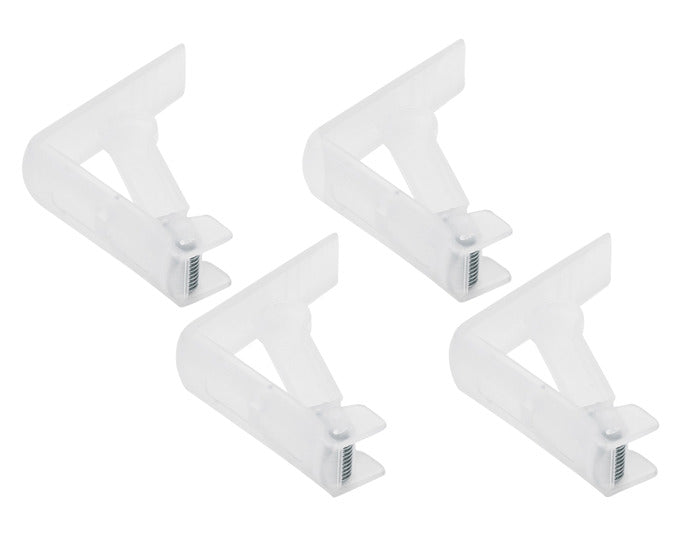 EVA Tischtuchklammern mit Feder Kunststoff transparent 4 Stück in präsentiert im Onlineshop von KAQTU Design AG. Haushaltshilfen ist von EVA