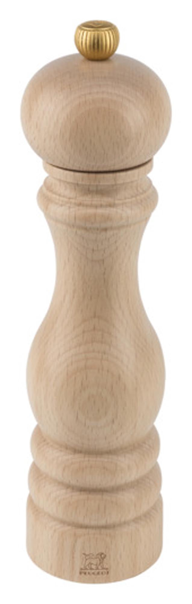 Entdecken Sie die PEUGEOT Pfeffermühle hell 22 cm – elegant, ergonomisch und mit hochwertigem Edelstahl-Mahlwerk für perfekten Pfeffer. Ideal für jede Küche!