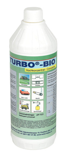 TURBO Reiniger Bio Konzentrat 1 l in präsentiert im Onlineshop von KAQTU Design AG. Reinigungsmittel ist von TURBO