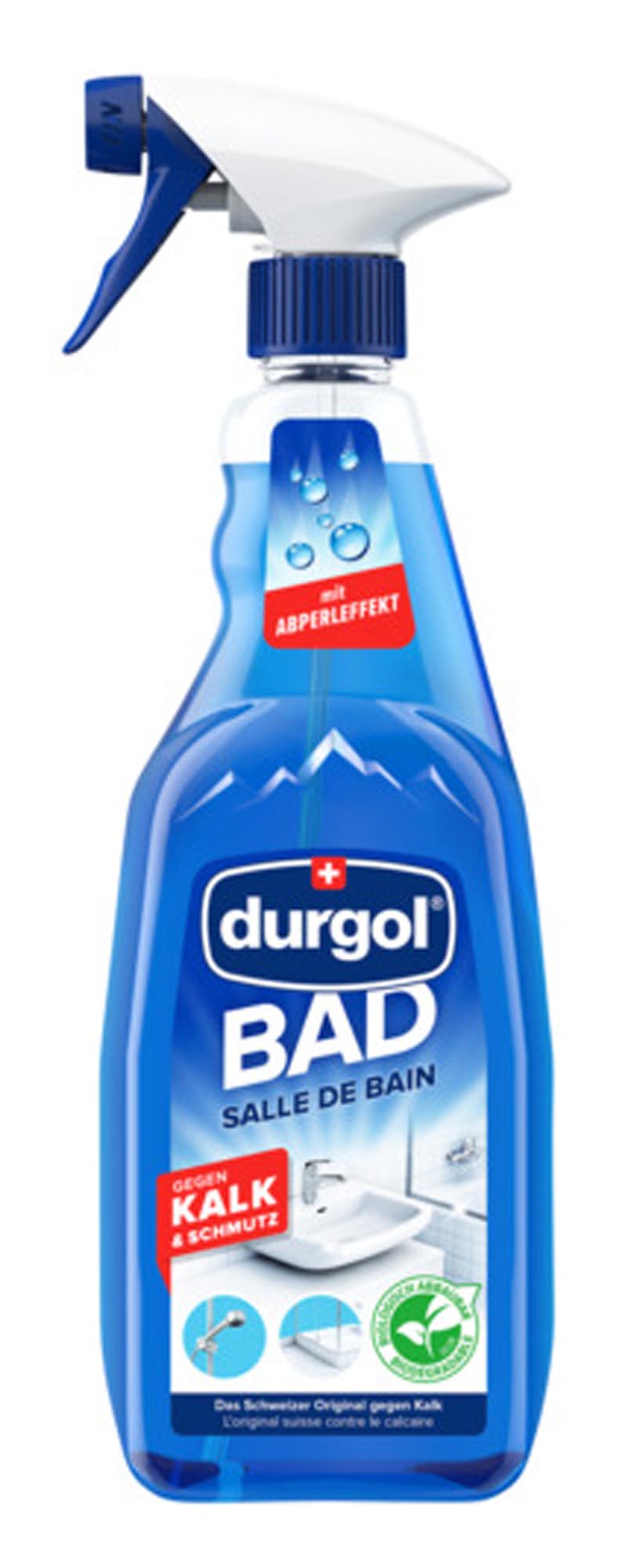 DURGOL Entkalker Bad 600 ml: Effektive Reinigung, entfernt Kalk und Schmutz, hinterlässt frischen Oceanduft, umweltfreundlich und ergiebig.