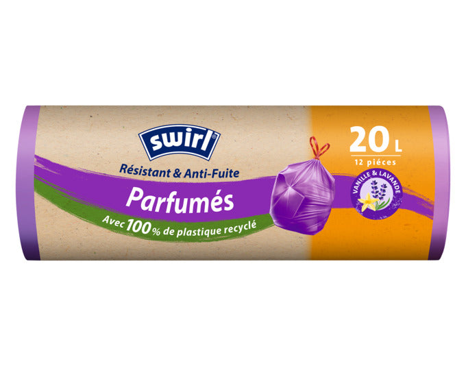 SWIRL Abfallsäcke Vanille Lavendel 20 in präsentiert im Onlineshop von KAQTU Design AG. Reinigung & Wäsche ist von SWIRL
