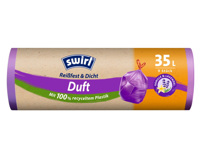 SWIRL Abfallsäcke Vanille Lavendel 35 in präsentiert im Onlineshop von KAQTU Design AG. Reinigung & Wäsche ist von SWIRL