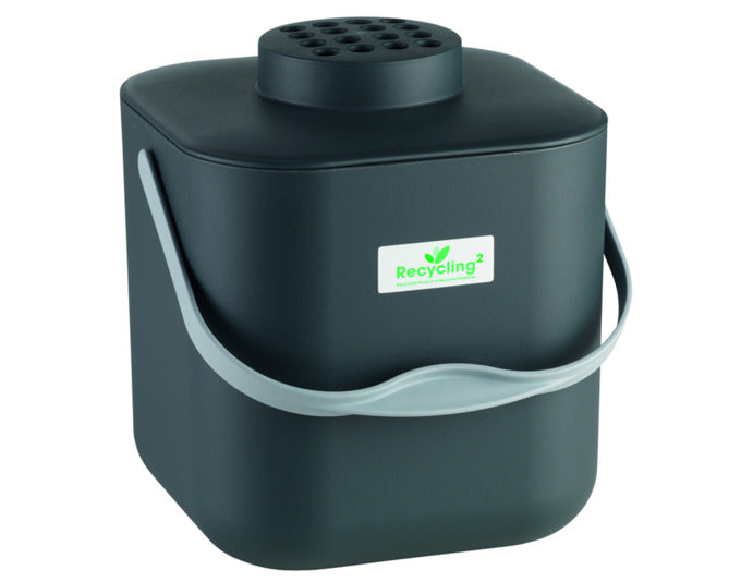 MÜLLEX Kompostbehälter Pot mit Filter grün 5 l in präsentiert im Onlineshop von KAQTU Design AG. Gartenutensilien ist von MÜLLEX