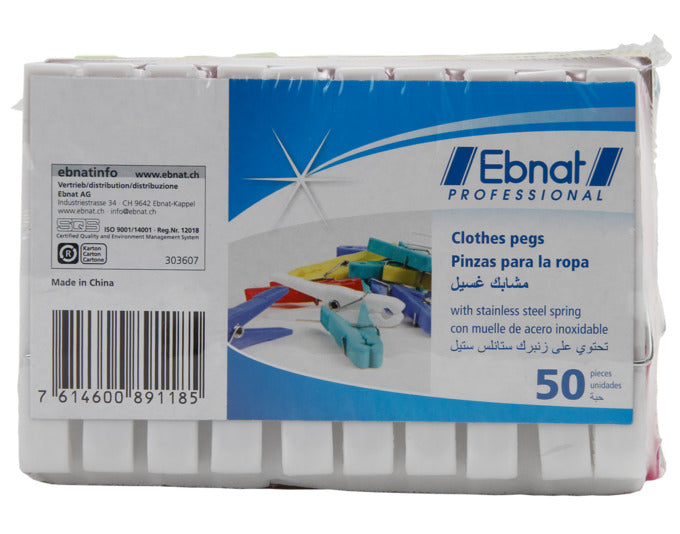 EBNAT Wäscheklammer Kunststoff 50 Stück in präsentiert im Onlineshop von KAQTU Design AG. Haushaltshilfen ist von EBNAT