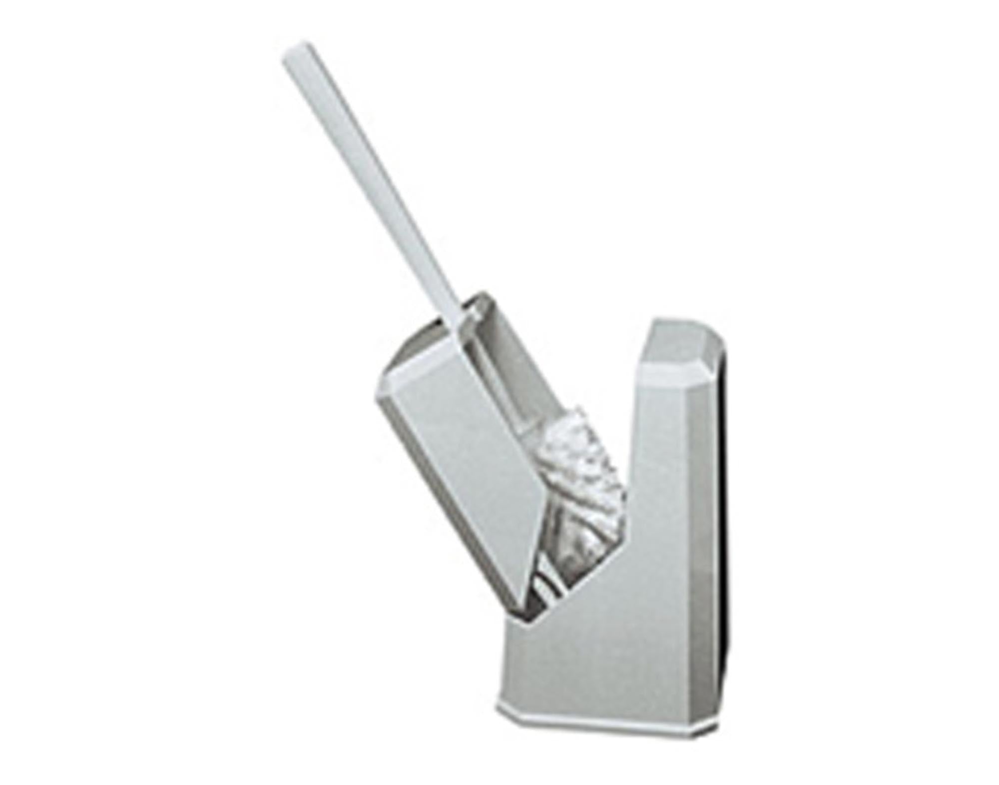 Elegante DIAQUA WC Bürstengarnitur: Modernes Design, robust, hygienisch, rutschfest, pflegeleicht. Perfekt für jedes Badezimmer.