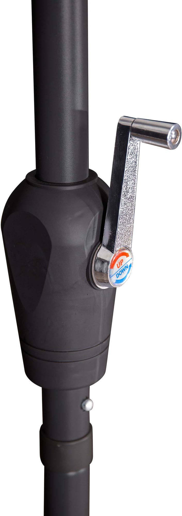 Leeds Sonnenschirm von Venture Home: Eleganter Schattenspender mit 3,5 m Durchmesser, UV-beständig und drehbar für optimalen Sonnenschutz.