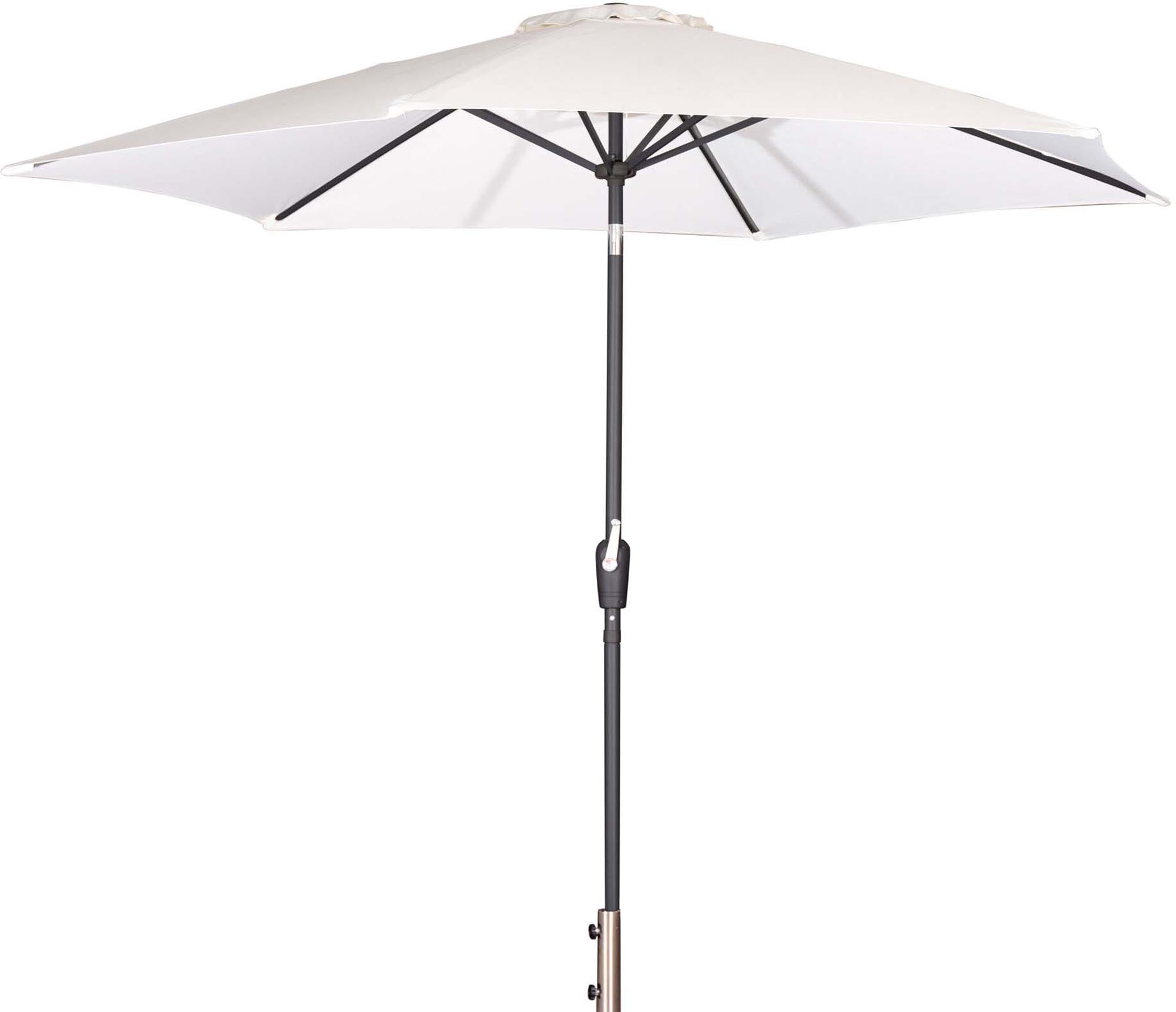 Venture Home Leeds Sonnenschirm: Stilvoller 3,5 m Schirm, wetterfest und flexibel drehbar. Perfekt für entspannte Stunden im Freien.
