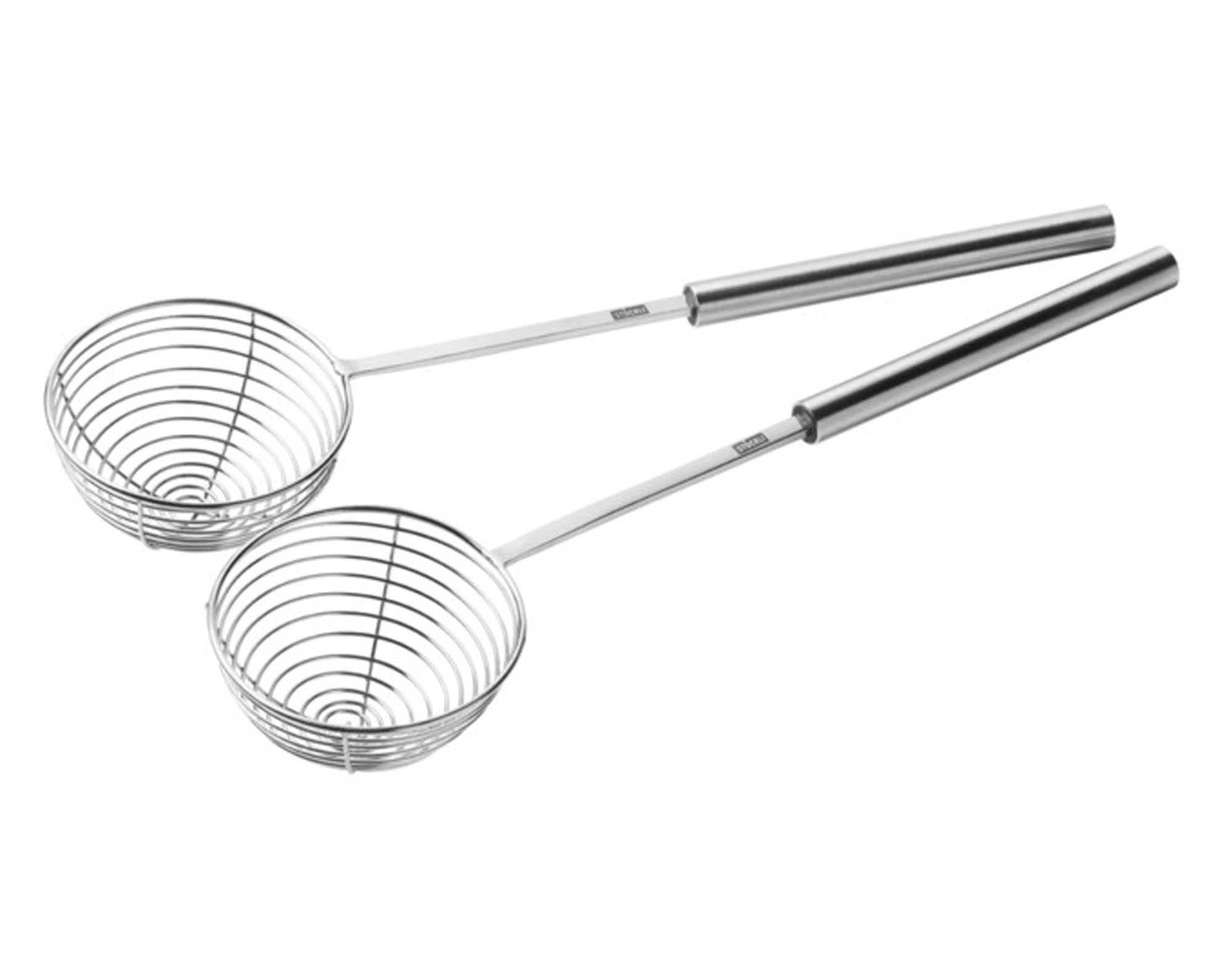 Entdecken Sie die STÖCKLI Fonduesiebe Inox 2 Stück – hochwertig, rostfrei und ideal für Ihr Fondue-Erlebnis. Perfekt für Käse und Brühe!