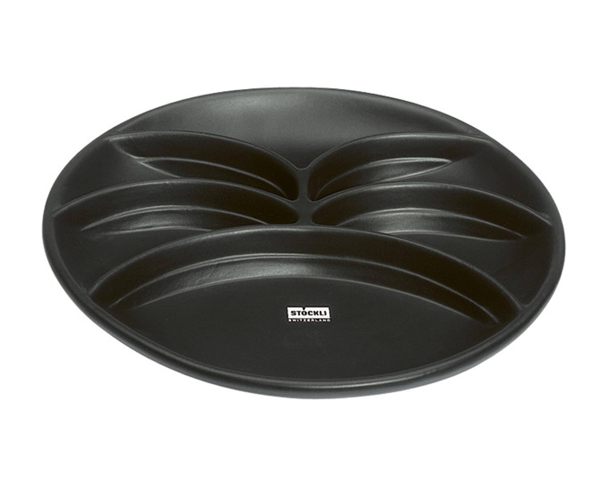 Entdecken Sie die STÖCKLI Bourguignonne Teller in Schwarz – 6 hitzebeständige Keramikteller für perfekte Fondue-Abende. Ideal für gesellige Momente!