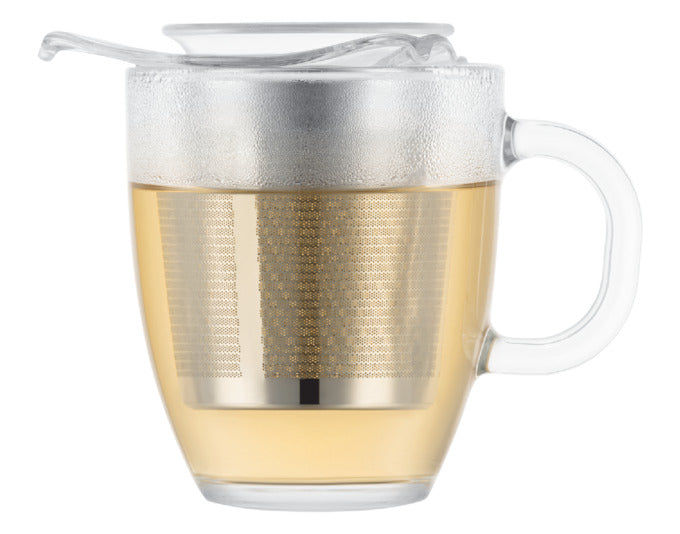 BODUM Teetasse YoYo Filter Inox in präsentiert im Onlineshop von KAQTU Design AG. Tasse ist von BODUM