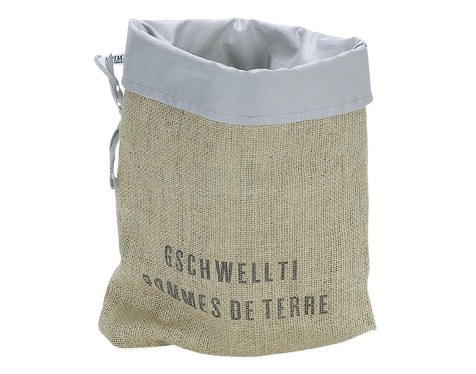 Der SPIMA Kartoffelsack Grey 25x34 cm ist der ideale Küchenhelfer für optimale Kartoffellagerung. Hochwertig, atmungsaktiv und praktisch!