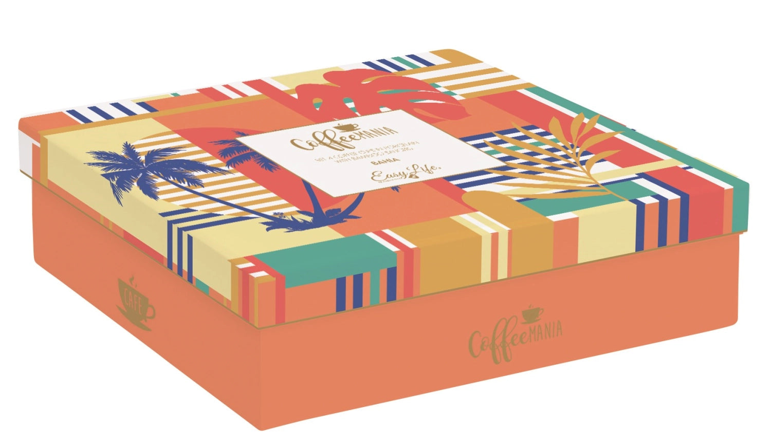 Coffee mania 4er tazza di caffè con bambù sotto. Baha 110ml