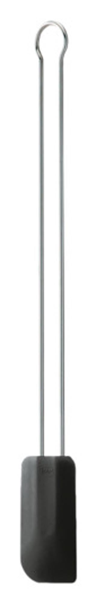 RÖSLE Teigschaber Silikon klein schwarz 26x2.75 cm in präsentiert im Onlineshop von KAQTU Design AG. Backutensilien ist von RÖSLE