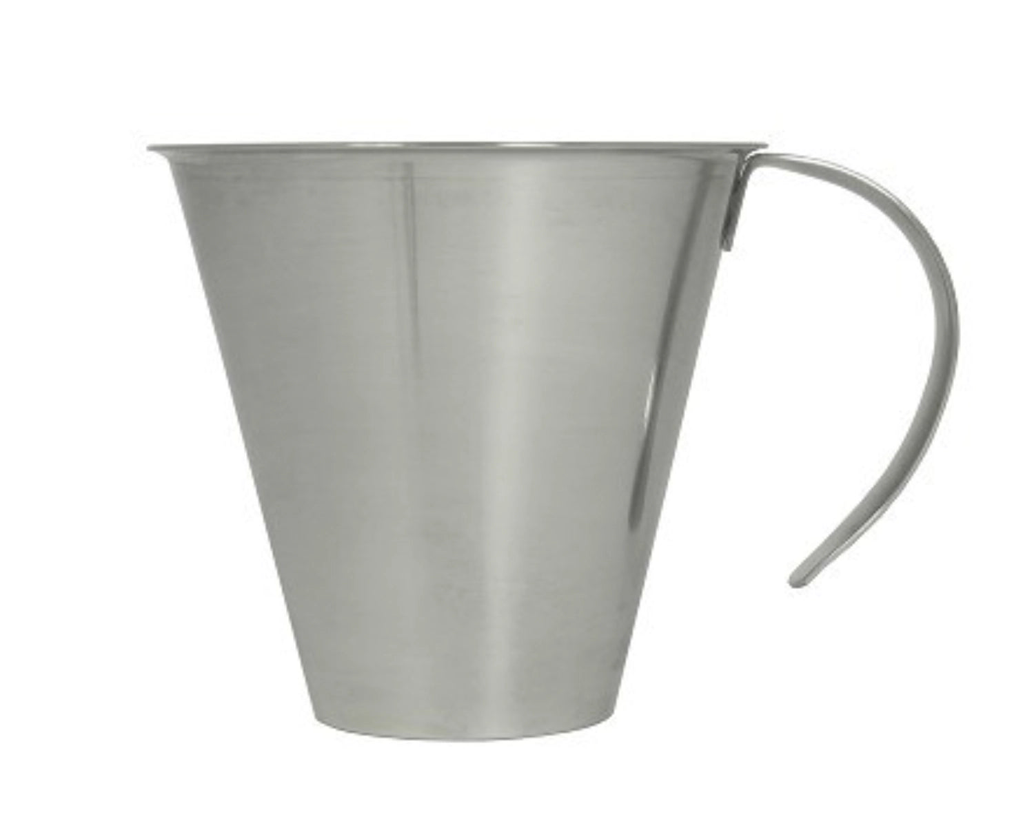 Messbecher 0.5lt Griff offen in Silber präsentiert im Onlineshop von KAQTU Design AG. Küchenhelfer ist von Nuts Innovations