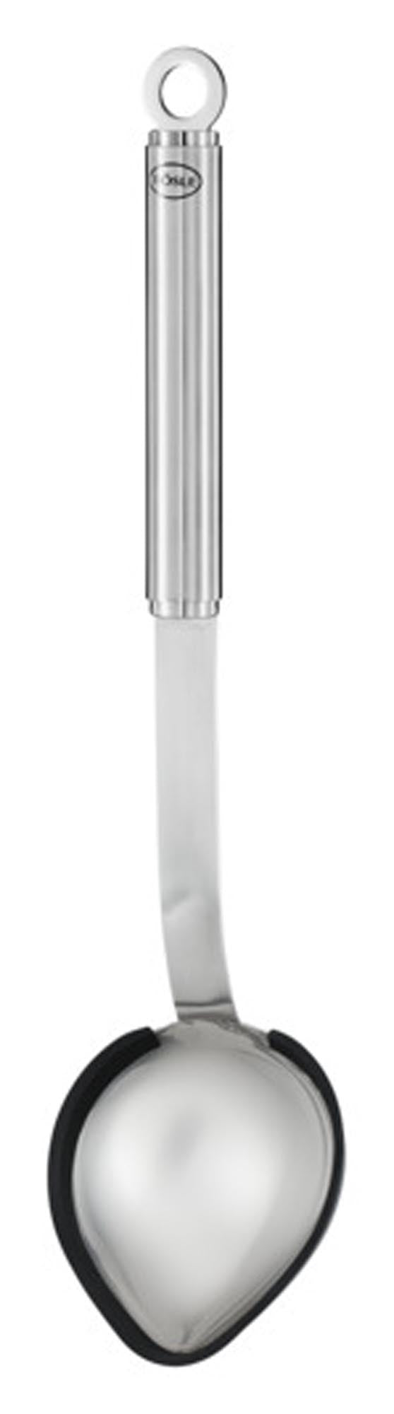 Entdecken Sie den RÖSLE Portionslöffel Inox Silikon: hochwertiger Edelstahl, ergonomischer Rundgriff, hitzebeständig und spülmaschinenfest. Ideal für präzises Kochen!