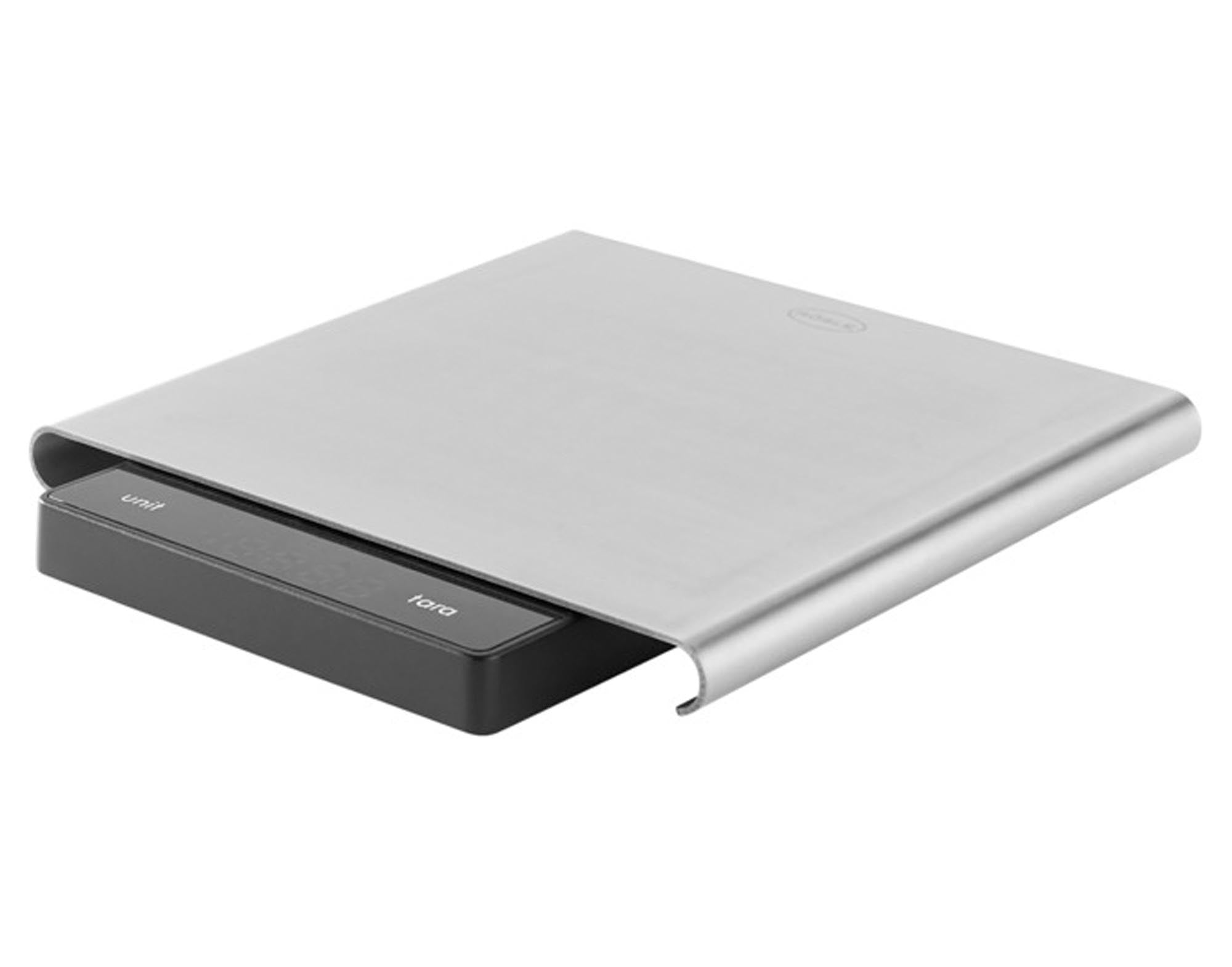 EVA Küchenwaage aus Glas, digital, 10 kg, präzises Wiegen, modernes Design, Tara-Funktion, ideal für Koch und Bäcker.