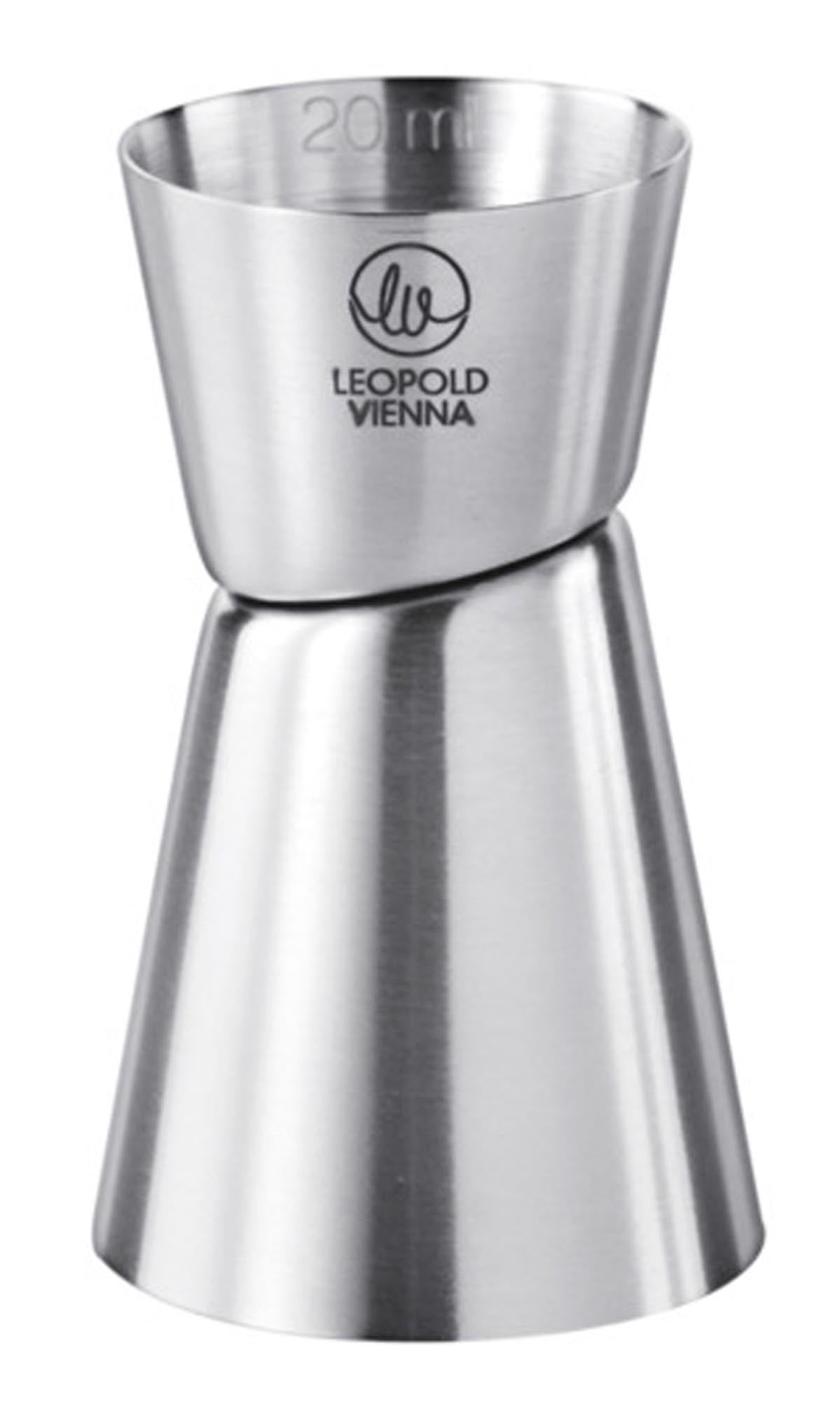 Entdecken Sie das LEOPOLD Barset Start 3-teilig für Barkeeper. Perfekt für Cocktails, mit hochwertigem Cocktailshaker, Barmass und Barsieb.