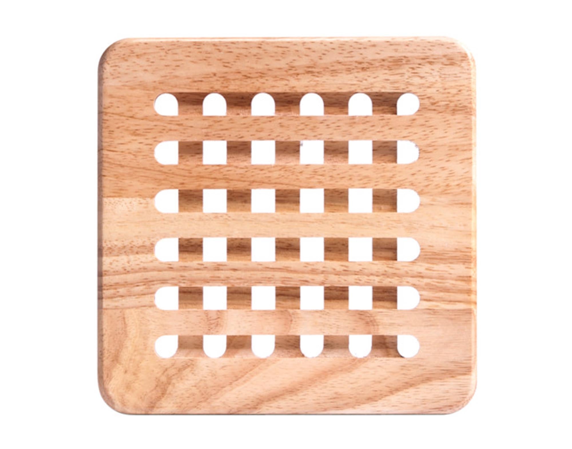 Entdecken Sie den ZELLER Topfuntersatz Buche 20x20 cm – hitzebeständig, pflegeleicht und elegant. Ideal für Ihre Küche!