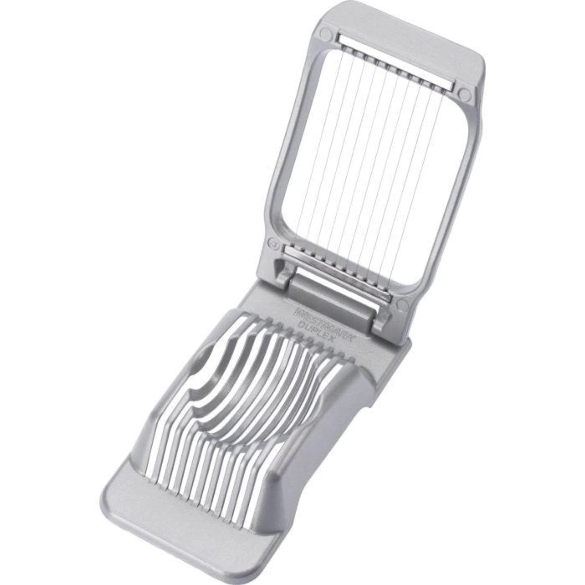 Retro Eierteiler Duplex von Westmark, 13.5x8x3.5cm, für präzise Eierscheiben, langlebig und funktional, ein praktisches Küchenwerkzeug.