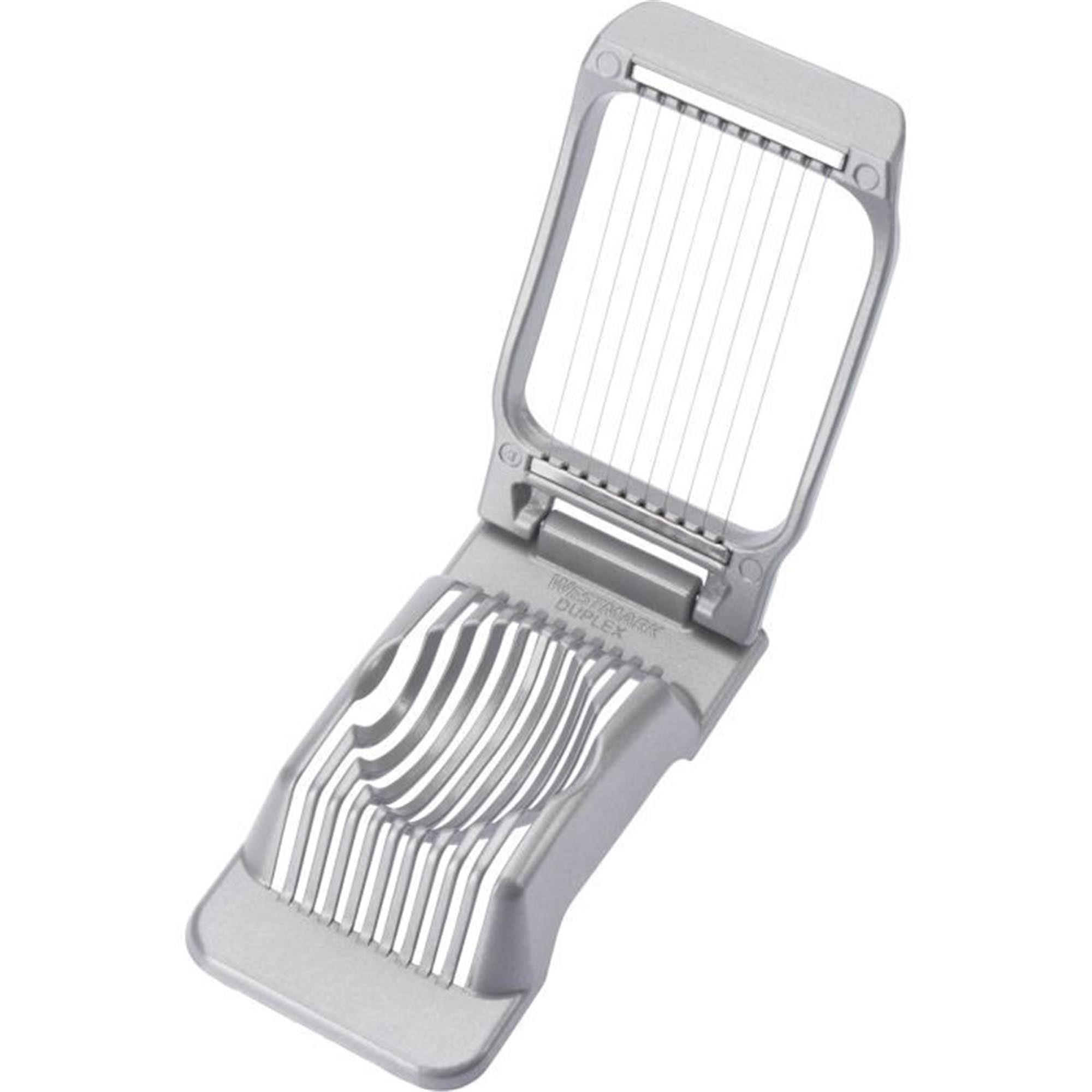 Retro Eierteiler Duplex von Westmark, 13.5x8x3.5cm, ideal für perfekte Eierscheiben, robust und praktisch, ein Must-Have in jeder Küche.