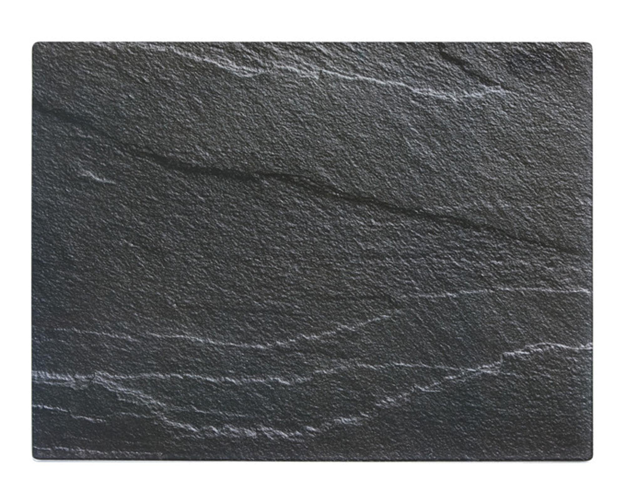 Entdecken Sie das ZELLER Schneidbrett Glas Schiefer 40x30 cm – stilvoll, robust und pflegeleicht. Ideal zum Schneiden und Servieren!
