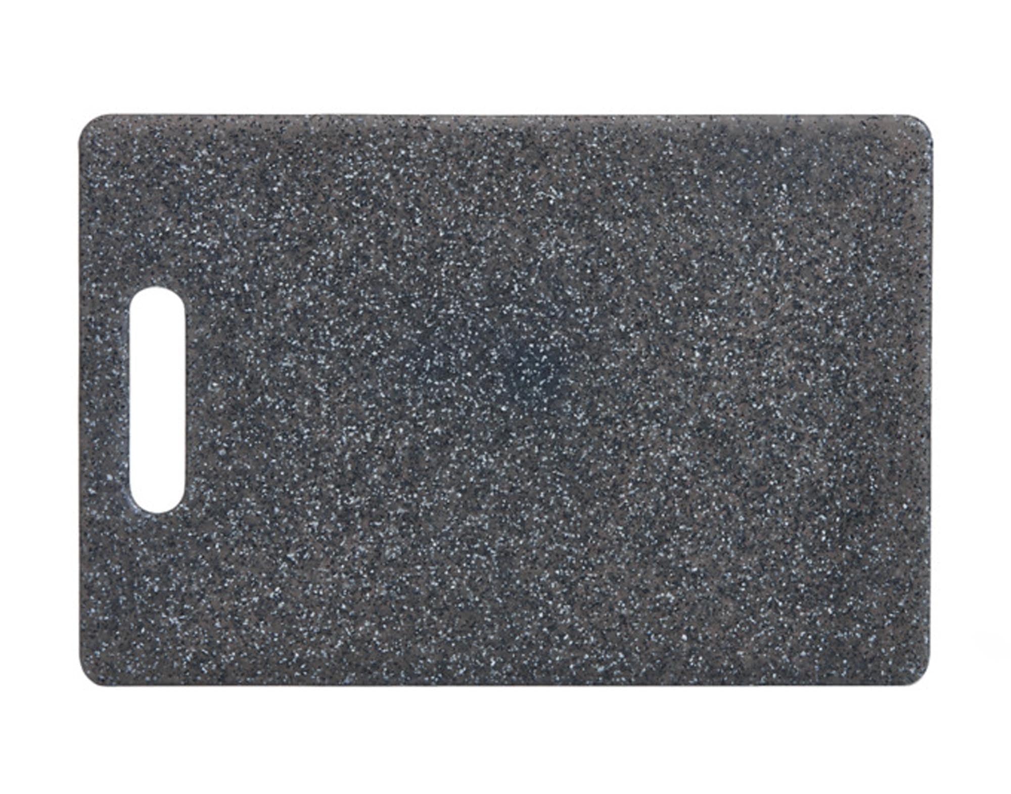 Robustes, hygienisches Schneidbrett (36.5x27.5cm) von ZELLER PRESENT: rutschfest, klingenschonend, spülmaschinenfest.