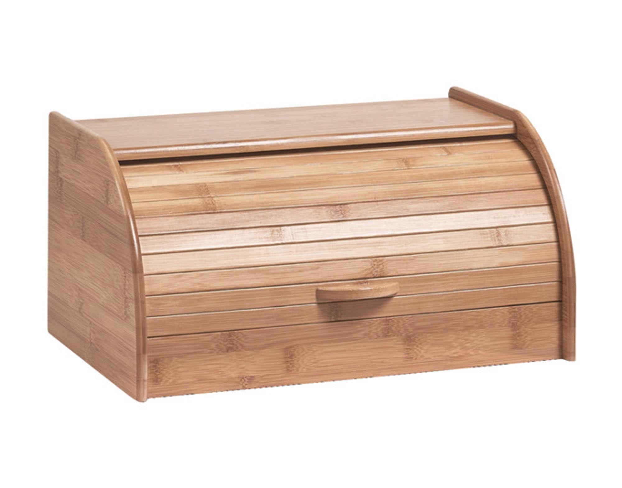 Der ZELLER Rollbrotkasten Bamboo 40x26x20 cm bietet stilvolle Aufbewahrung für Brot und Backwaren. Nachhaltig, hygienisch und praktisch.