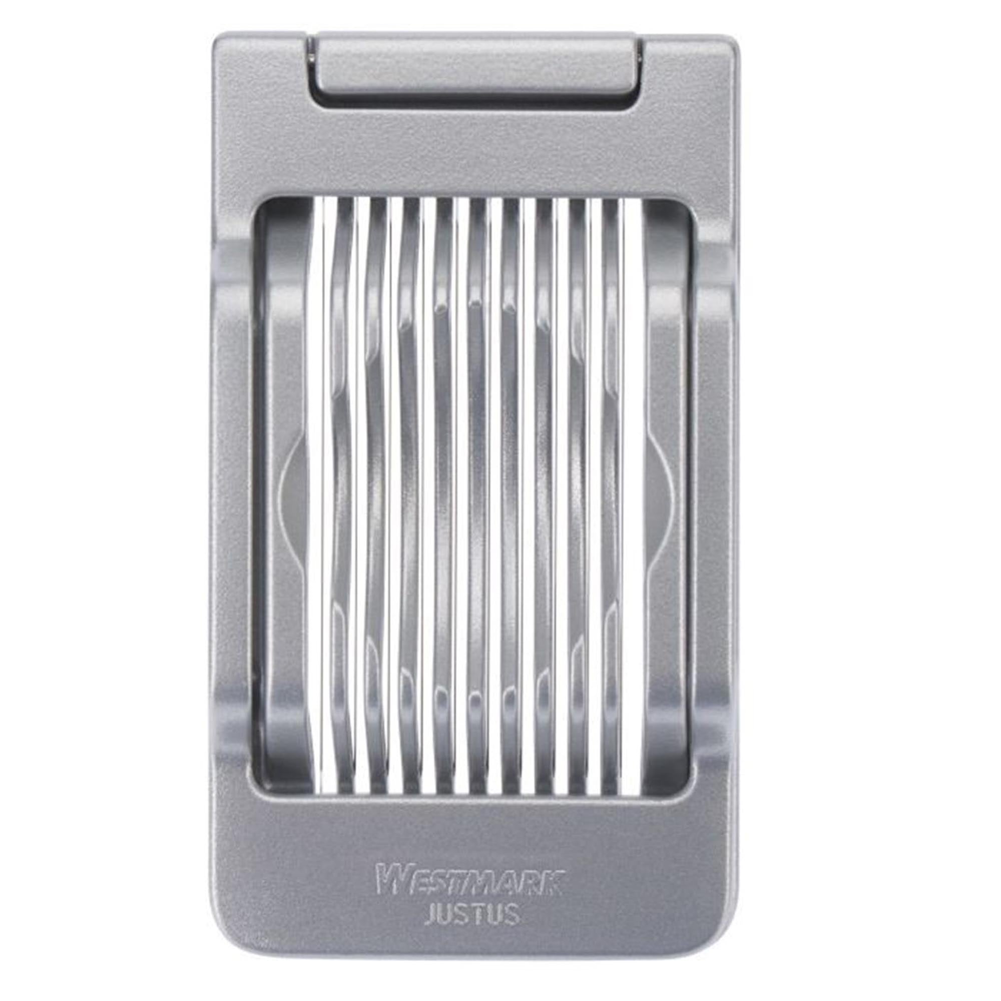 Praktischer Eierteiler Justus von Westmark, 14x8x3cm, ideal zum präzisen Schneiden von Eiern in gleichmässige Scheiben.