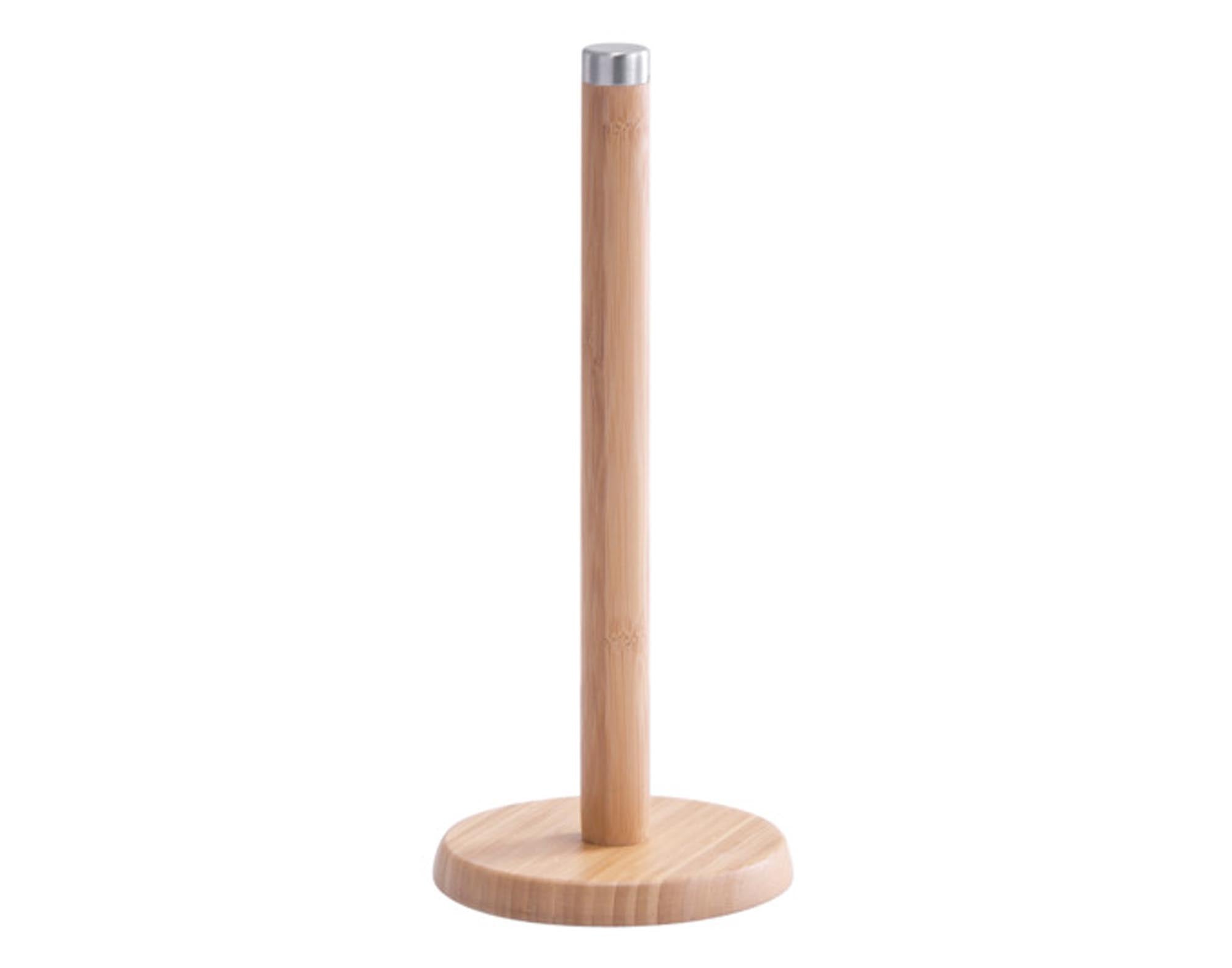 Entdecken Sie den ZELLER Küchenrollenhalter Bamboo (ø14x32 cm) – nachhaltig, elegant und praktisch für jede moderne Küche. Ideal für Küchenrollen!