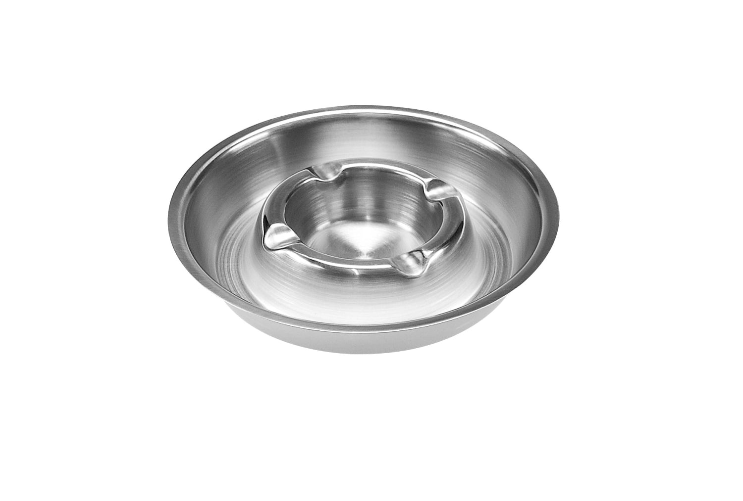 Aschenbecher 16cm in Silber präsentiert im Onlineshop von KAQTU Design AG. Aschenbecher ist von Lagotto