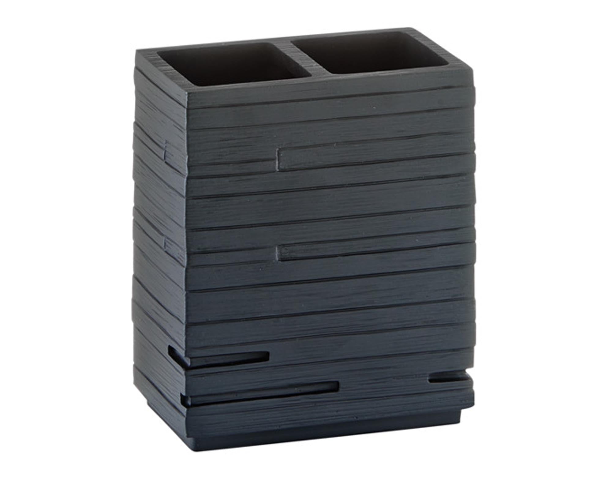 Entdecken Sie den ZELLER Zahnbürstenhalter aus Schiefer Polyresin. Stilvoll, langlebig und hygienisch – ideal für Ihr Badezimmer!