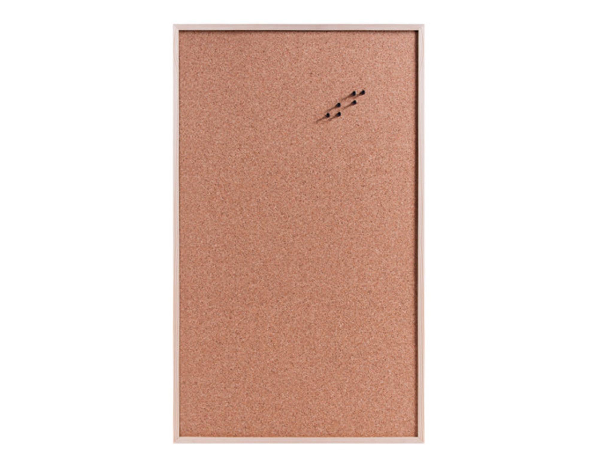 ZELLER Pinnwand Kork 60x100 cm: Praktische und stilvolle Lösung für Büro und Zuhause. Hochwertiger Kork, selbstheilend, flexible Montage.