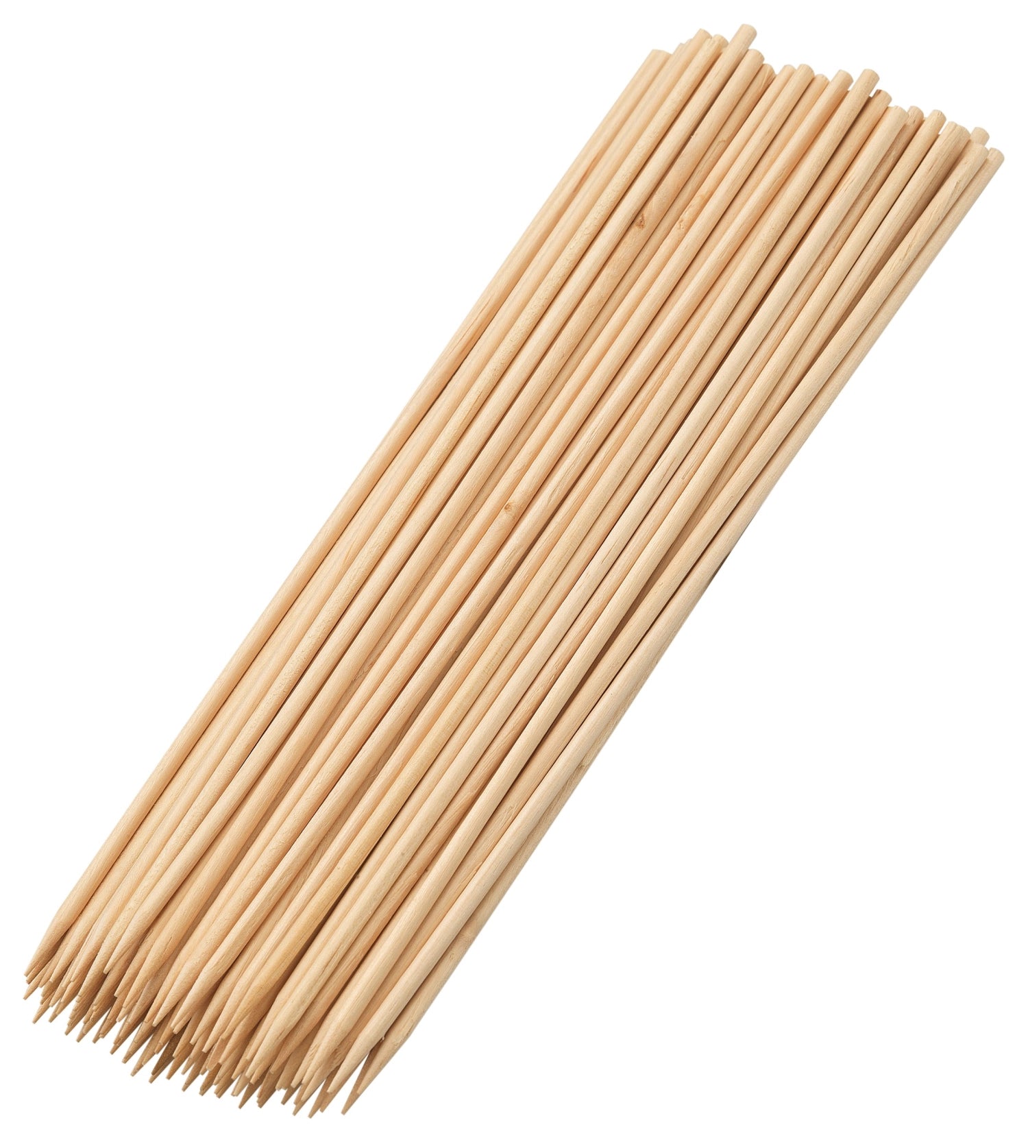 100 Stück Schaschlikspieße aus Birkenholz, Durchmesser 0,3 cm, Länge 20 cm, ideal für Grillen und BBQ, präsentiert von Westmark.
