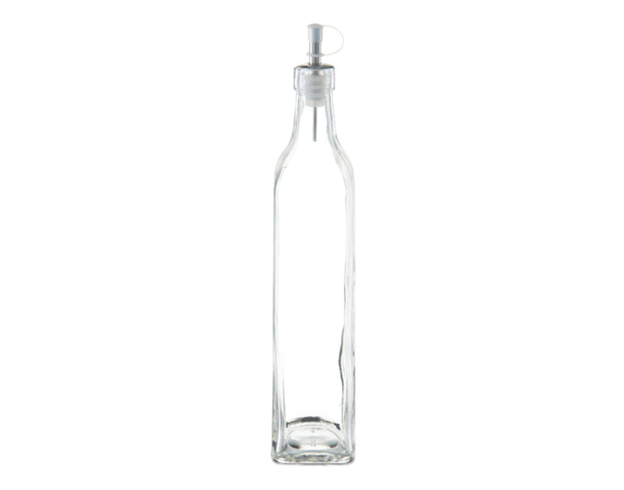Entdecken Sie die ZELLER Essig-Ölflasche mit Fenster aus Glas (500 ml) – stilvoll, praktisch und ideal für präzise Dosierung in Ihrer Küche.
