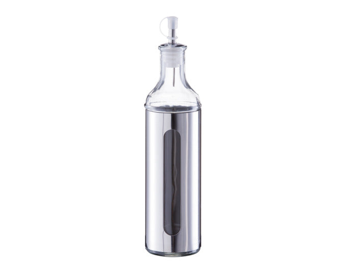Essig- Ölflasche mit Fenster Glas 500 ml ø 6.5x28 cm in  präsentiert im Onlineshop von KAQTU Design AG. Öl & Essig ist von ZELLER PRESENT