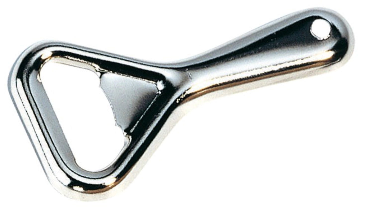 Décapsuleur métal sur carte, 8x4x0,5cm