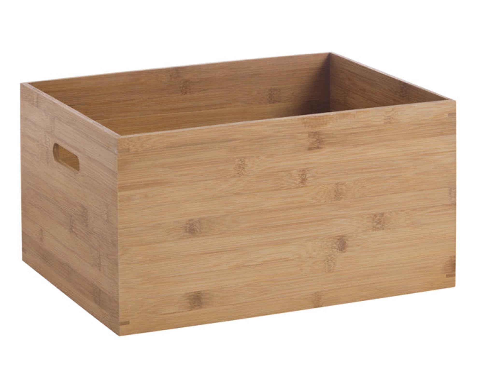 Die ZELLER Allzweckkiste Bamboo (40x30x21 cm) ist eine elegante, nachhaltige Aufbewahrungslösung aus robustem Bambus für jedes Zuhause.