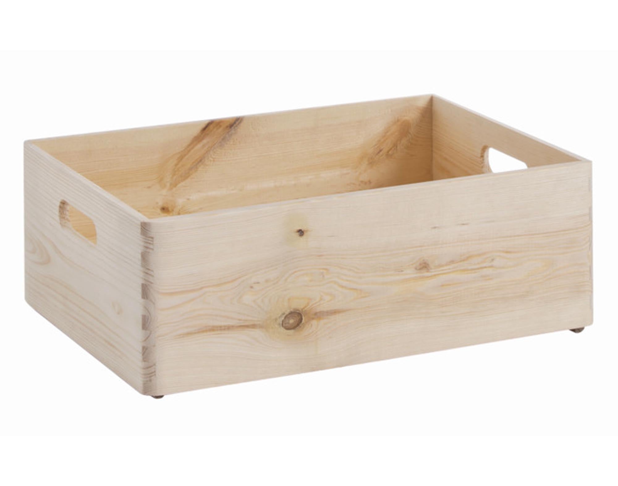 Entdecken Sie die ZELLER Allzweckkiste aus Kiefernholz (40x30x15 cm) – ideal für stilvolle Aufbewahrung und Organisation in jedem Raum.