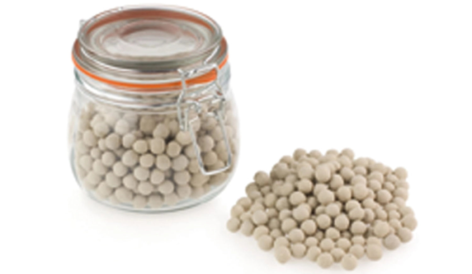 Entdecken Sie das Tala Einmachglas 380ml mit 900g Backperlen – ideal für gleichmäßiges Backen und perfekte Ergebnisse. Hochwertiges Backzubehör!