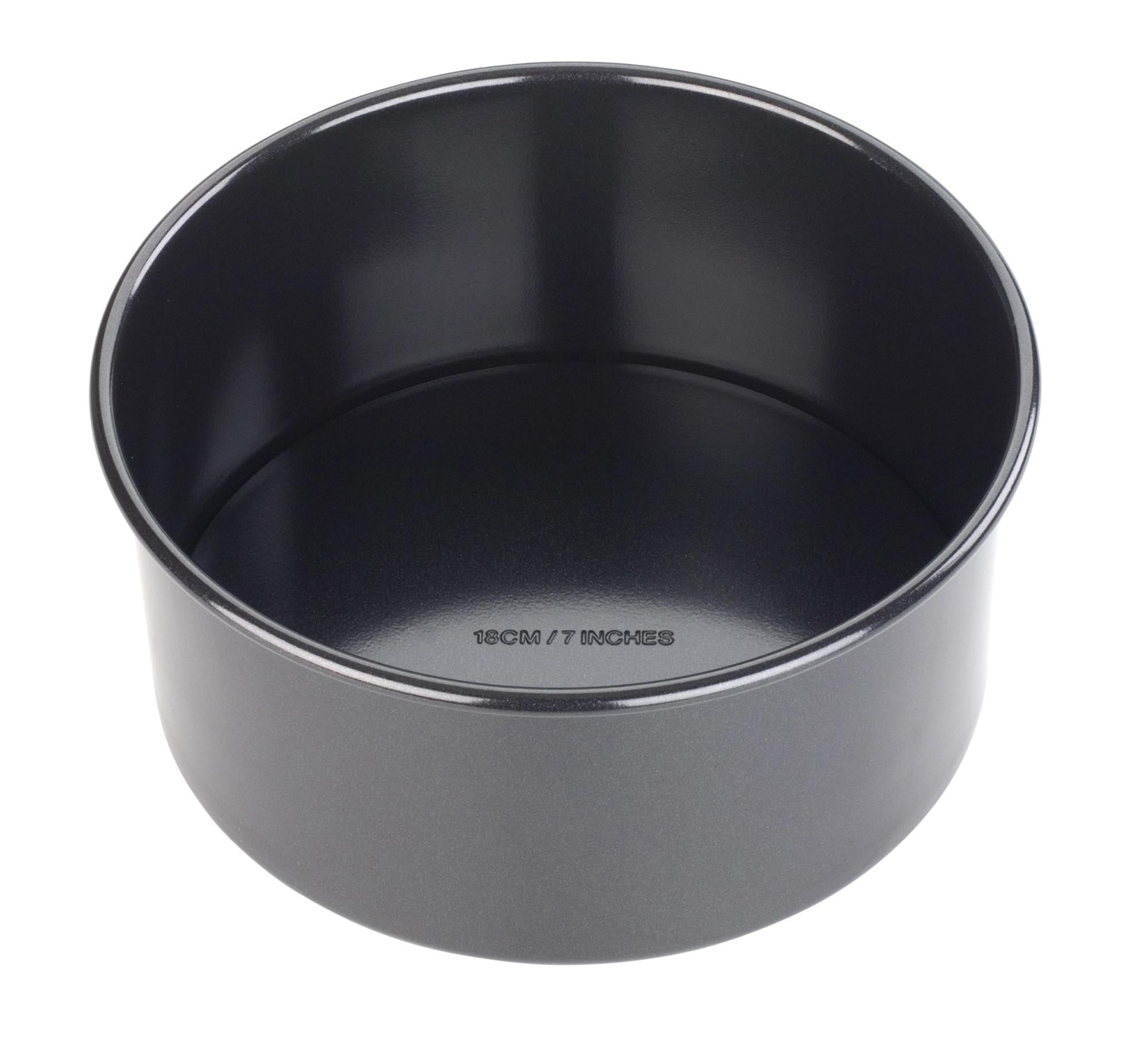 Runde, tiefe Antihaft-Backform von Tala, D18cm, H8cm. Perfekt für Kuchen, Torten. Gleichmässige Wärmeverteilung, leicht zu reinigen.