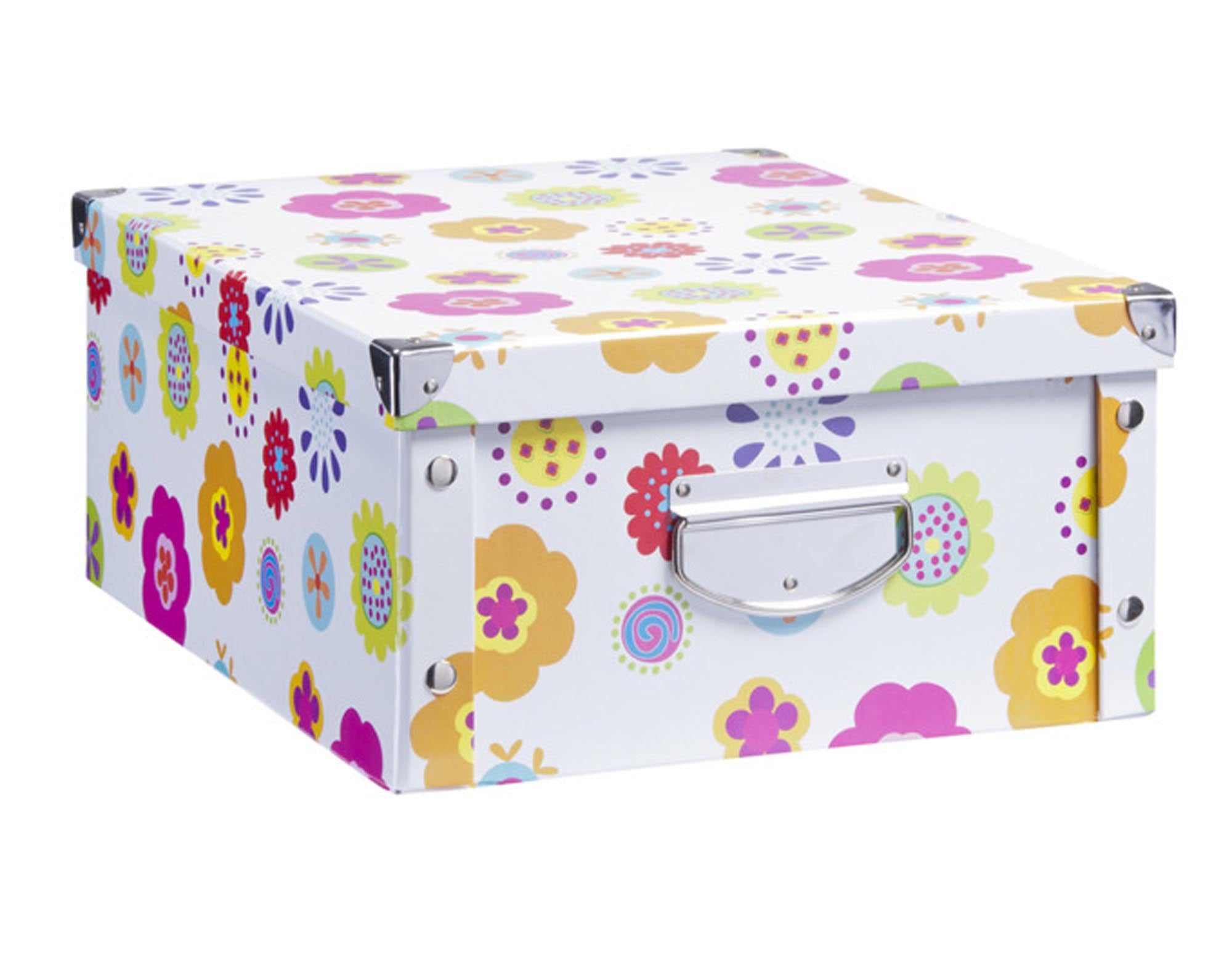 Die ZELLER Aufbewahrungsbox aus Karton (40x33x17 cm) bietet stilvolle und praktische Aufbewahrung für Spielzeug, Kleidung und mehr. Ideal für Kinderzimmer und Wohnzimmer.