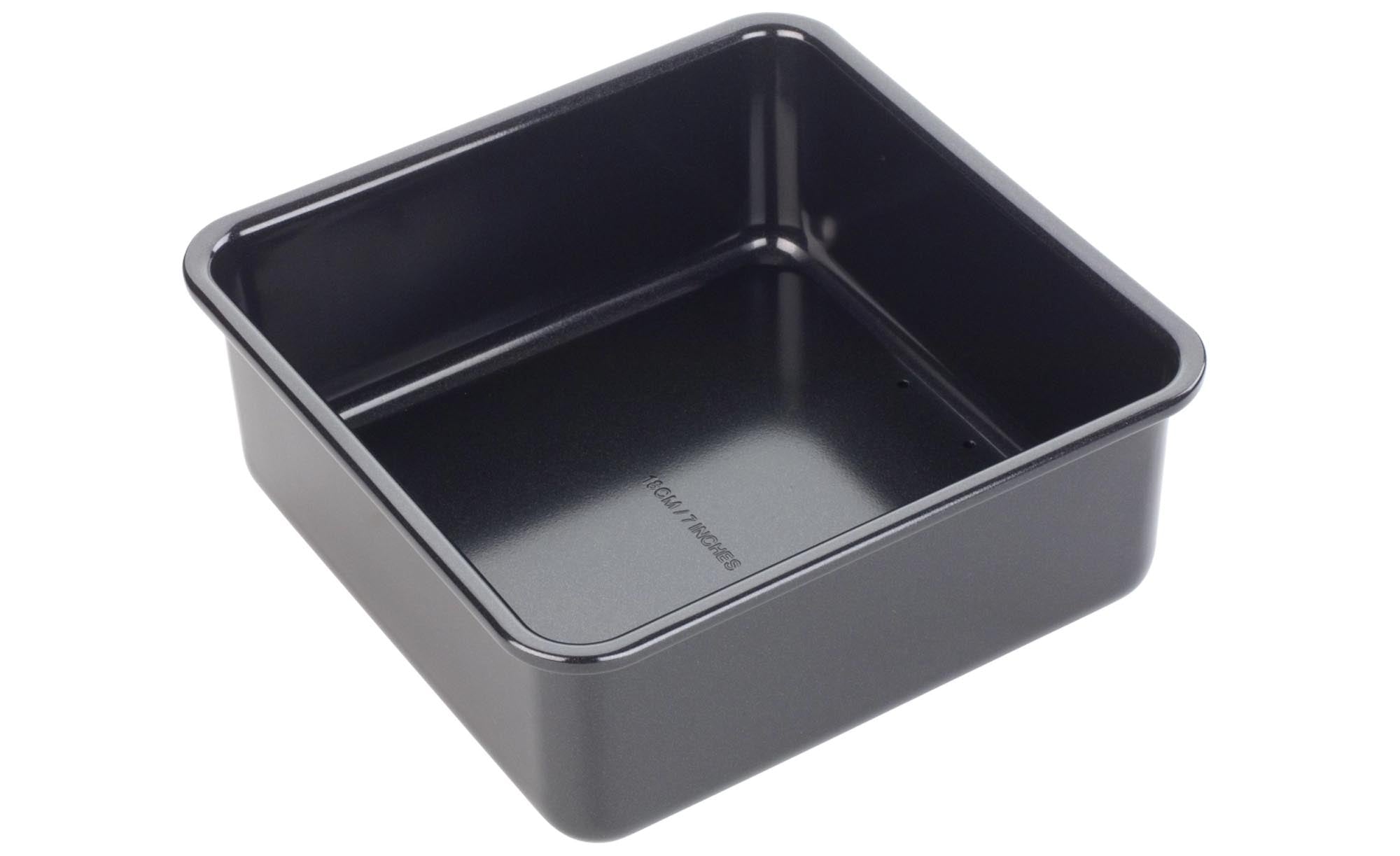 Quadratische Tala Backform 18x18x8cm: Antihaft, hochwertiger Stahl, gleichmässige Wärmeverteilung, pflegeleicht, langlebig.