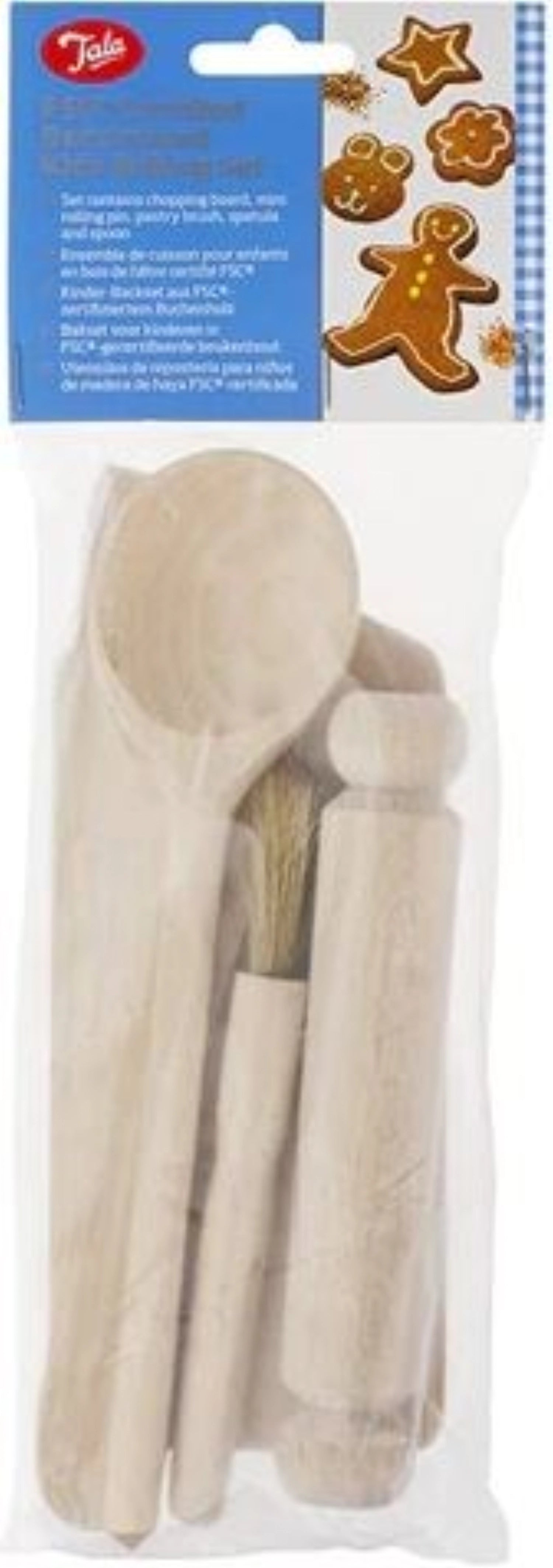 Tala Originals FSC Holz Backgadgets, hochwertige Backutensilien aus nachhaltigem Holz, ideal für kreative Bäcker und umweltbewusste Küchen.