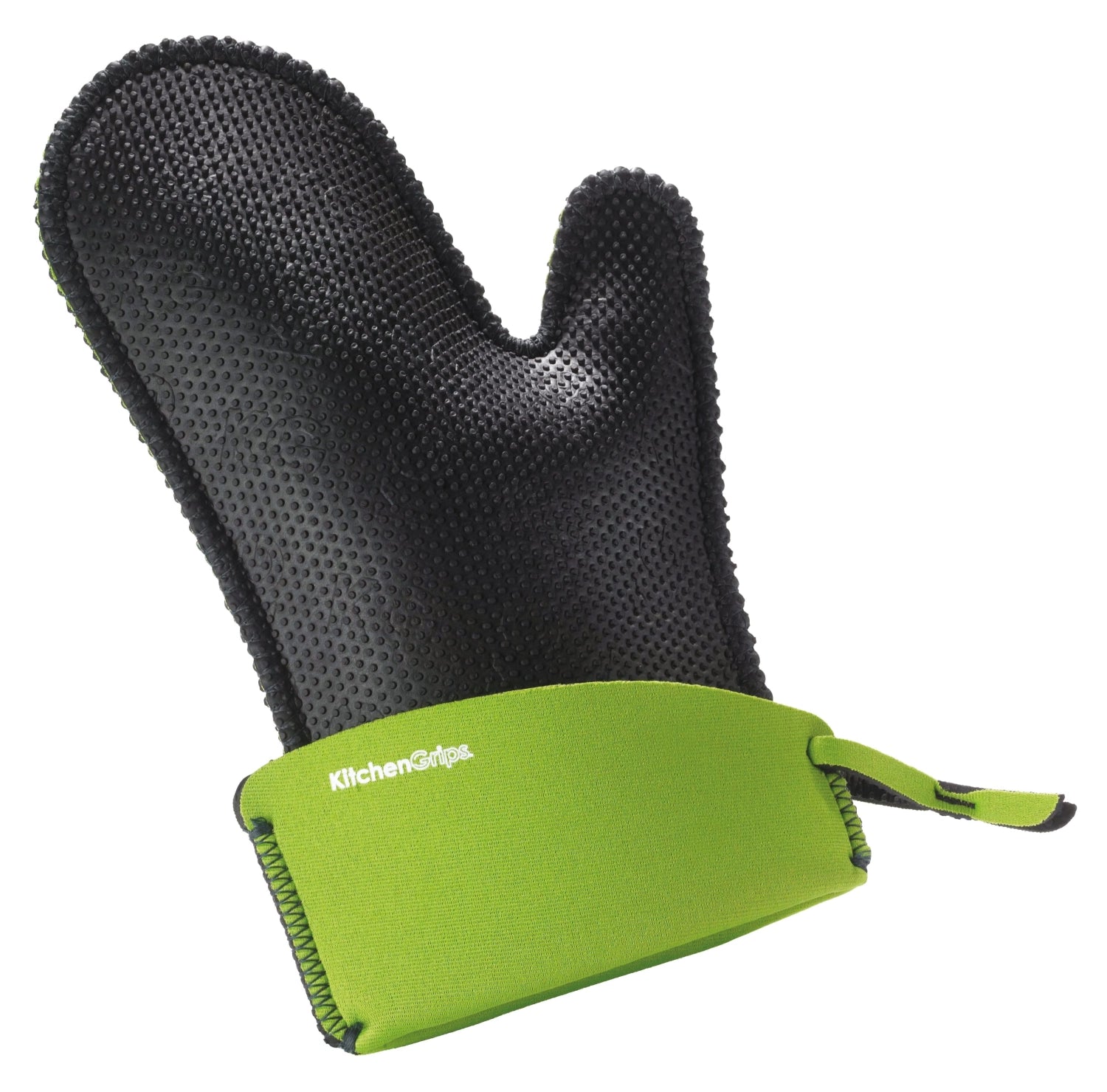 Küchenhandschuh schwarz gross grün 28cm