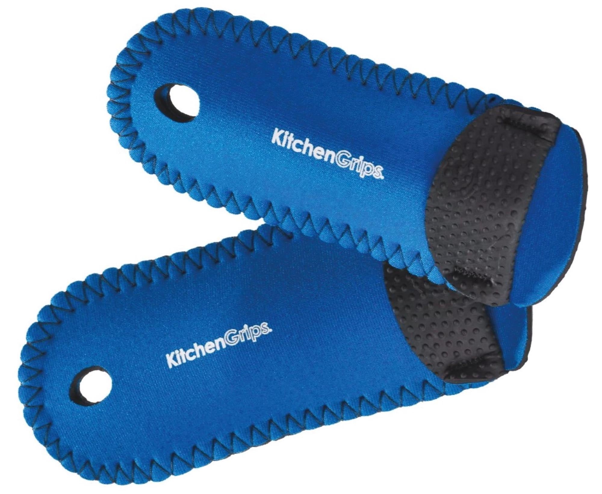 Protection des doigts Deluxe noir 2 pièces Bleu 16cm