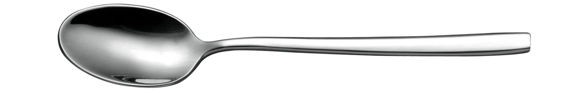 Eleganter Mini Appetizer Löffel aus 18/10 Edelstahl, 11,5 cm, ideal für Häppchen. Stilvoll, langlebig, spülmaschinenfest.