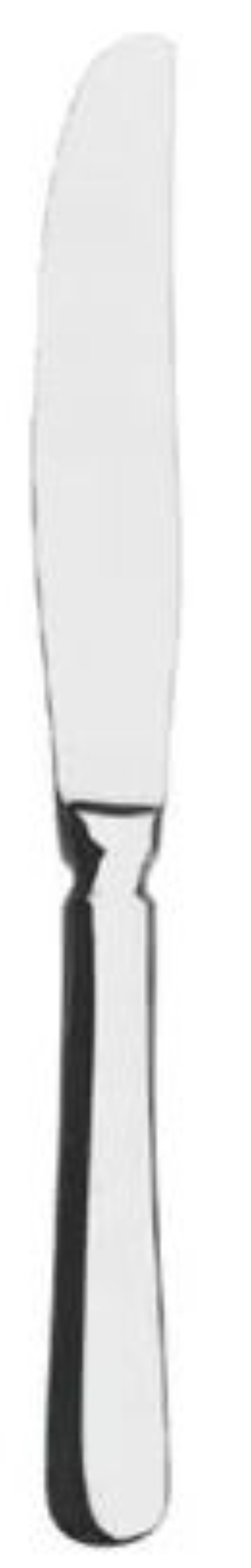 Entdecken Sie das Baguette Dessertmesser 2.5mm von Abert – elegantes Design, hochwertige Verarbeitung aus 18/10 Edelstahl, spülmaschinenfest und perfekt für jeden Tisch.