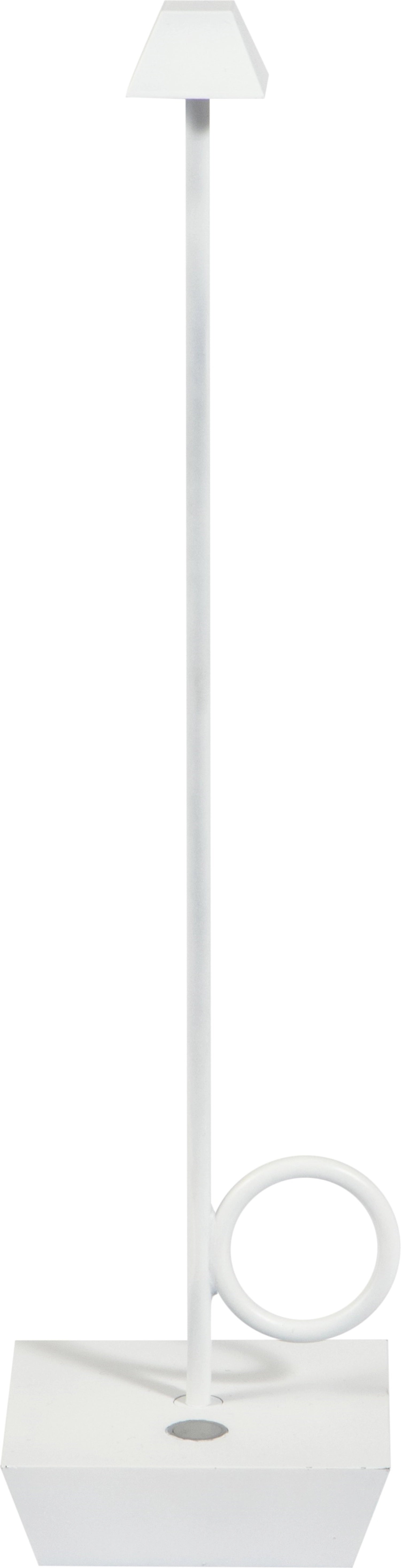 Broggi Bugia Lampe wiederaufladbar, weiss 8x8cm H32cm in Weiss präsentiert im Onlineshop von KAQTU Design AG. Tischleuchte ist von Stanley